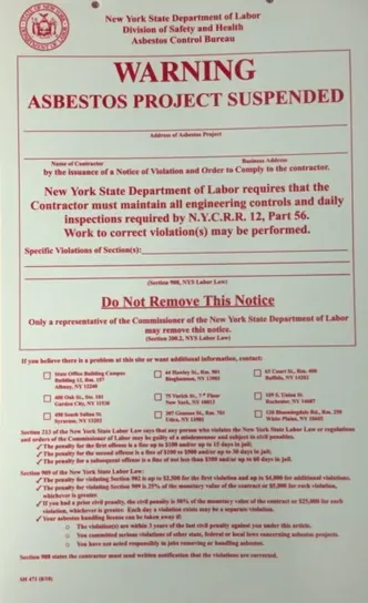 NYS DOL red tag stop work order document